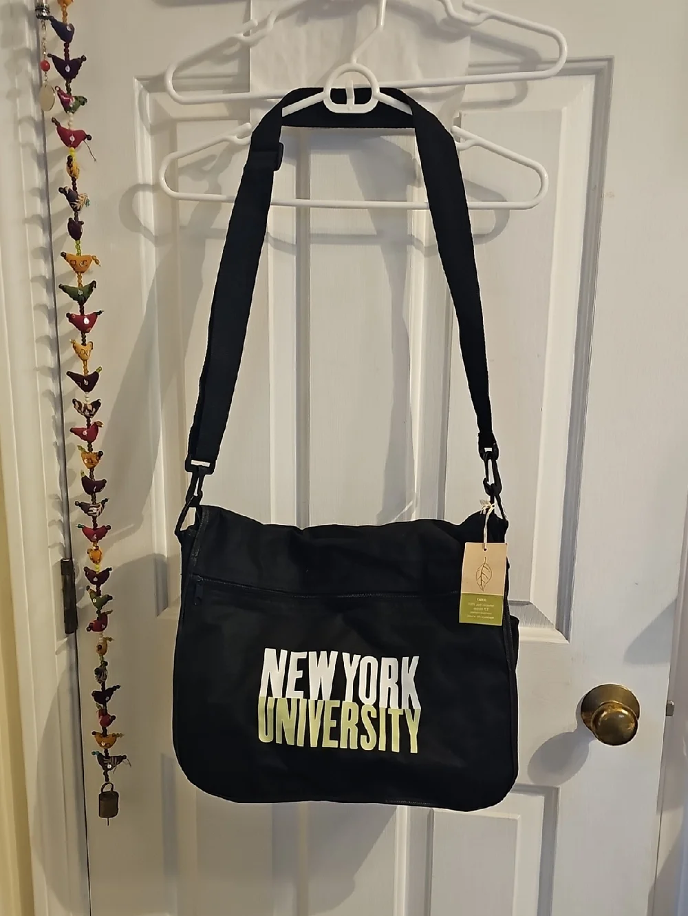 NEW YORK UNIVERSITY Campus Book Or Laptop Bag Messenger Bag